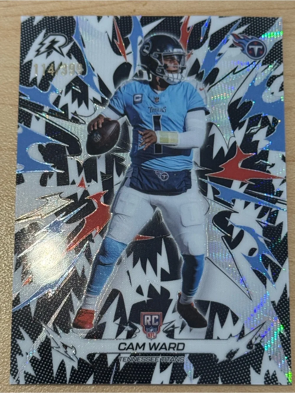 2026 Topps Resurgence Cam Ward RC card #titan #nfl /399